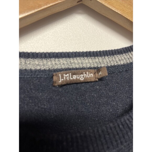 J. McLaughlin Sweater Men’s Medium Crewneck‎ - Picture 2 of 4